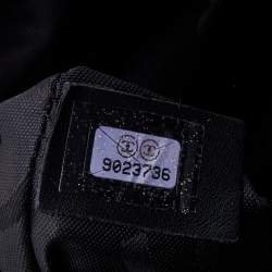 Pre Owned Chanel Black Caviar Leather Surpique CC Hobo