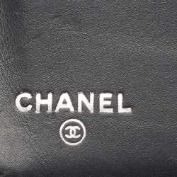 مملوكة مسبقًا Chanel Yellow Striped Patent Leather CC Long Bifold Wallet