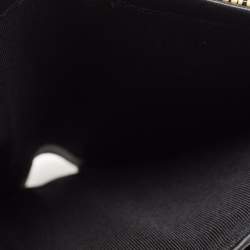 مملوكة مسبقًا Chanel Yellow Striped Patent Leather CC Long Bifold Wallet