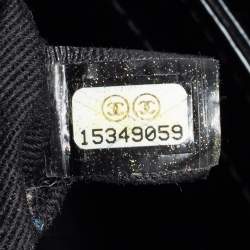 Pre Owned حقيبة شانيل بولر جست مادموزيل جلد مبطن أسود لامع كبيرة