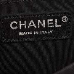 Pre Owned Chanel Black Quilted Leather Large Urban Spirit Backpack 