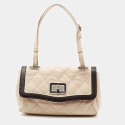 Chanel Beige/Brown Quilted Leather Reissue Shoulder Bag Chanel