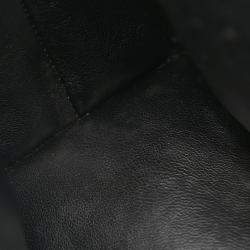 Pre Owned Chanel Black Medallion Caviar Leather Tote Bag