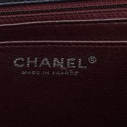 Pre Owned Chanel Black Quilted Leather Maxi Classic Single Flap Bag
