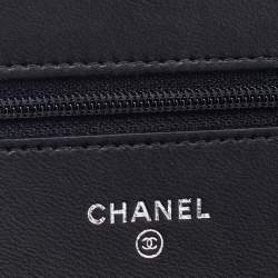 Chanel Multicolor Nylon And Leather Boy Wallet On Chain