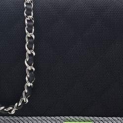 Chanel Multicolor Nylon And Leather Boy Wallet On Chain