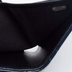 مملوكة مسبقًا Chanel Blue Patent Leather CC Wallet