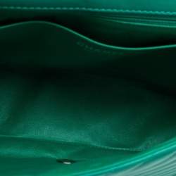 مملوكة مسبقًا Chanel Green Quilted Leather Jumbo Classic Flap Bag