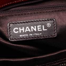 Pre Owned Chanel Burgundy Ombré Quilted Patent Leather 2.55 Reissue Bag