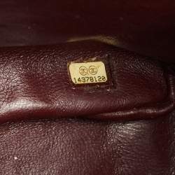 Pre Owned Chanel Black Quilted Caviar Leather Maxi Classic Double Flap Bag