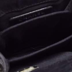 Pre Owned Chanel Black Leather CC Phone Holder Crossbody Bag