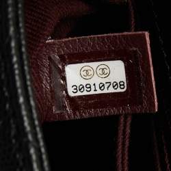 Pre Owned Chanel Black Quilted Caviar Leather Extra Mini Coco Top Handle Bag