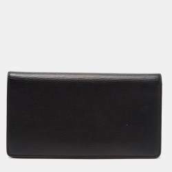 Pre Owned Chanel Black Leather Long CC Continental Wallet