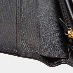 Pre Owned Chanel Black Leather Long CC Continental Wallet