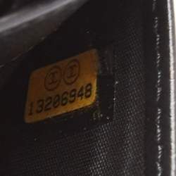 Pre Owned Chanel Black Leather Long CC Continental Wallet