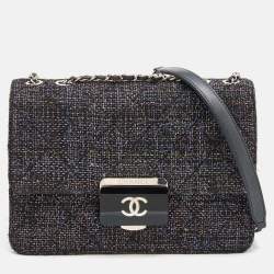 مملوكة مسبقًا Chanel Multicolor Tweed Beauty Lock Flap Bag