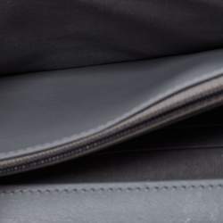 Chanel Grey Quilted Leather 19 Flap Wallet on Chain
