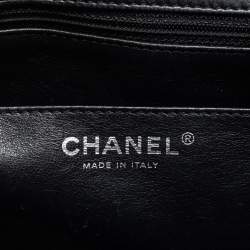 Chanel Black Patent Leather Jumbo Classic Single Flap Bag