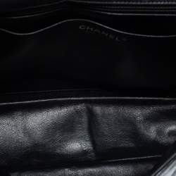 Chanel Black Patent Leather Jumbo Classic Single Flap Bag