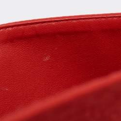Pre Owned Chanel Red Quilted Jersey Reissue 2.55 Classic 227 Flap Bag