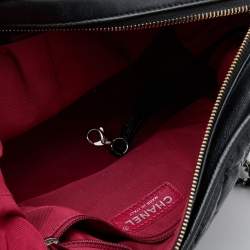 Pre Owned Chanel Black Quilted Leather Medium Gabrielle Hobo