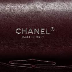 Pre Owned Chanel Black Quilted Caviar Leather Maxi Classic Double Flap Bag