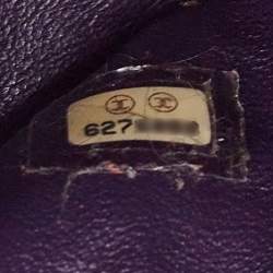 مملوكة مسبقًا Chanel Purple Caviar Leather CC Tote