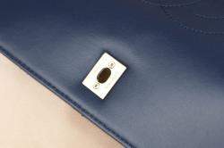 Pre Owned Chanel Navy Blue Lambskin Leather Trendy CC 2014 Shoulder Bag