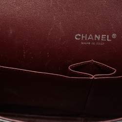 Pre Owned Chanel Black Quilted Caviar Leather Maxi Classic Double Flap Bag