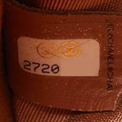 Pre Owned Chanel Two-tone Blush Pink Quilted Caviar Leather Sunset On The Sea Belt Bag