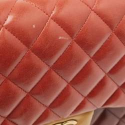Pre Owned Chanel Tricolor Quilted Leather Jumbo Classic Double Flap Bag