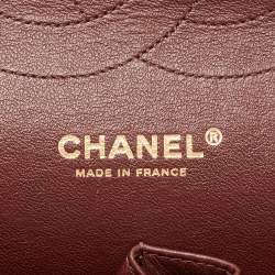Pre Owned Chanel Tricolor Quilted Leather Jumbo Classic Double Flap Bag