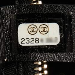 Pre Owned Chanel Black Shearling Fur Coco Handle Flap Bag