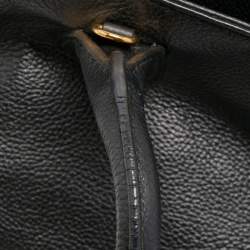 Pre Owned Chanel Black Caviar Leather Cerf Shopper Tote