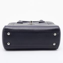 Pre Owned Chanel Black Leather Mini Neo Executive Tote