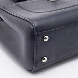 Pre Owned Chanel Black Leather Mini Neo Executive Tote