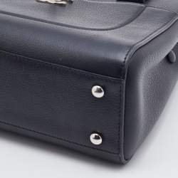 Pre Owned Chanel Black Leather Mini Neo Executive Tote