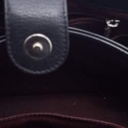 Pre Owned Chanel Black Leather Mini Neo Executive Tote