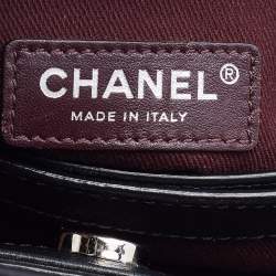 Pre Owned Chanel Black Leather Mini Neo Executive Tote