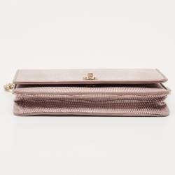 Chanel Lilac Lizard WOC Bag