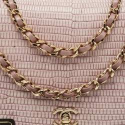 Chanel Lilac Lizard WOC Bag