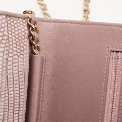Chanel Lilac Lizard WOC Bag