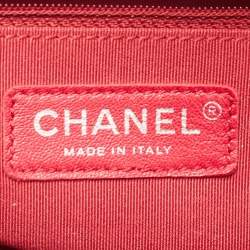 Pre Owned Chanel Metallic Gold Quilted Leather Large Gabrielle Hobo 
