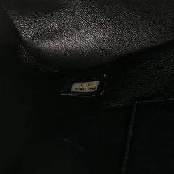 Pre Owned Chanel Black Caviar Medallion Tote Bag