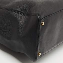 Pre Owned Chanel Black Leather Cerf Shopper Tote