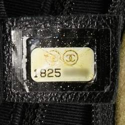Pre Owned Chanel Olive Green Quilted Suede Large Boy Bag