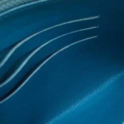 Chanel Blue Leather CC Timeless Zip Wallet