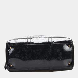 Pre Owned Chanel Black Leather CC Boston Bag
