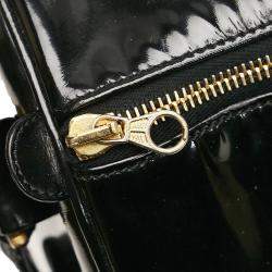 Pre Owned Chanel Black Leather CC Boston Bag