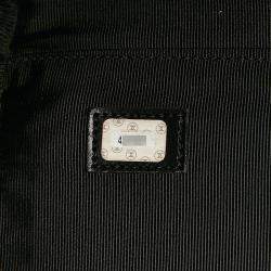 Pre Owned Chanel Black Leather CC Boston Bag